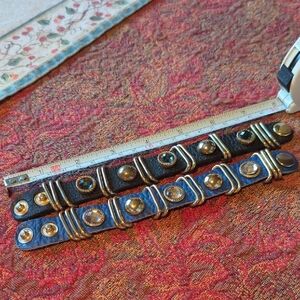 Leather Bracelet Duo